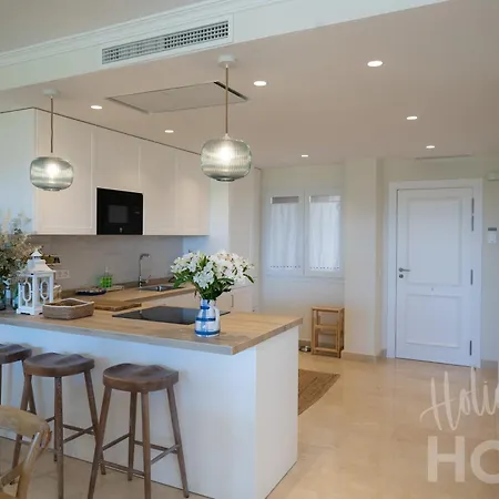 Holidays & Beachfront Neptuno Iii , Sea Views,and Garden,elviria