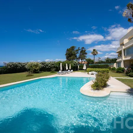Holidays & Beachfront Neptuno Iii , Sea Views,and Garden,elviria * Marbellac